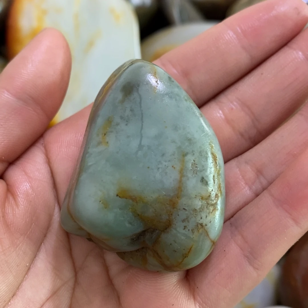 和田玉未镶嵌挂件37