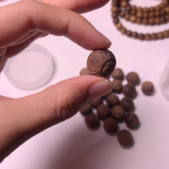檀香木手串/手链檀香龙凤配饰
