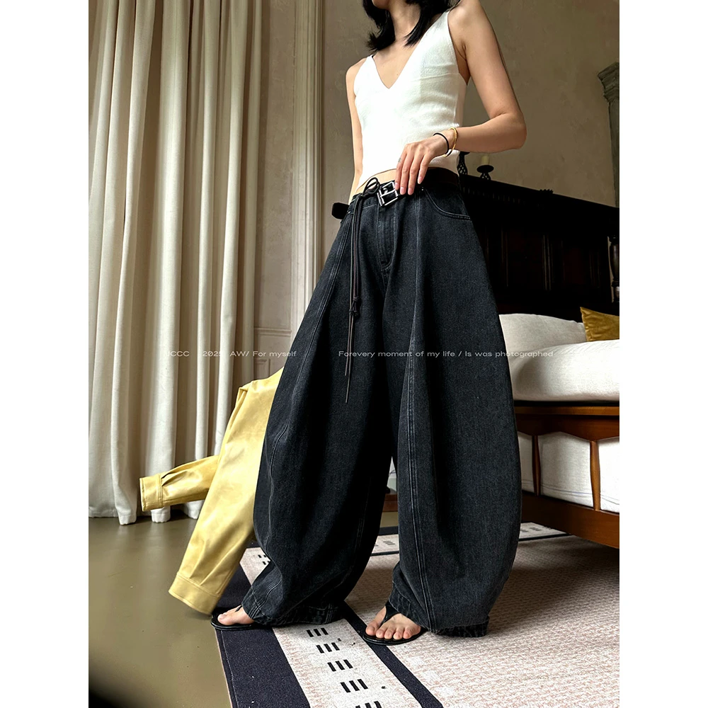 JCCC影子【夜行原牛】三色水洗工艺弯刀廓形百搭牛仔裤JE5GNK10