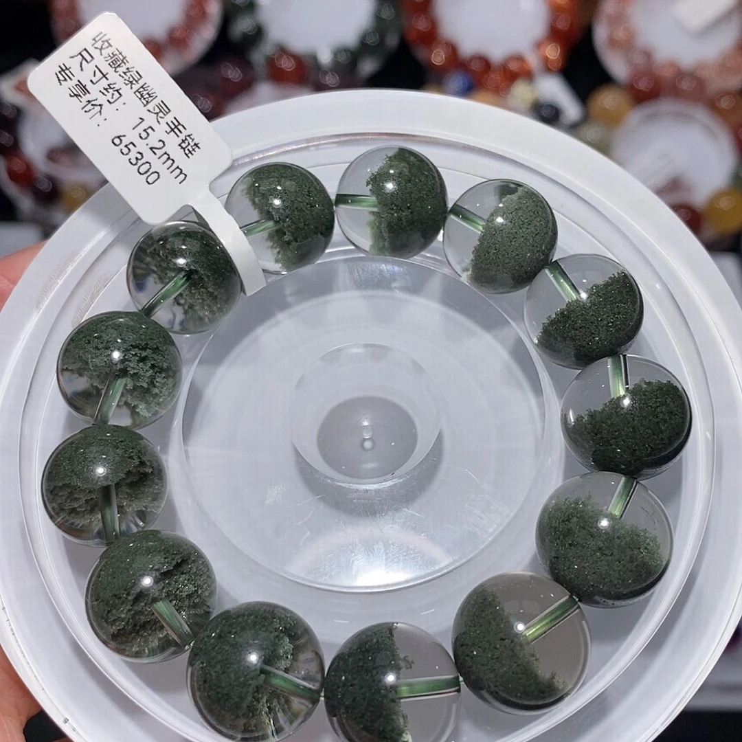 水晶手链未镶嵌绿幽灵15.2