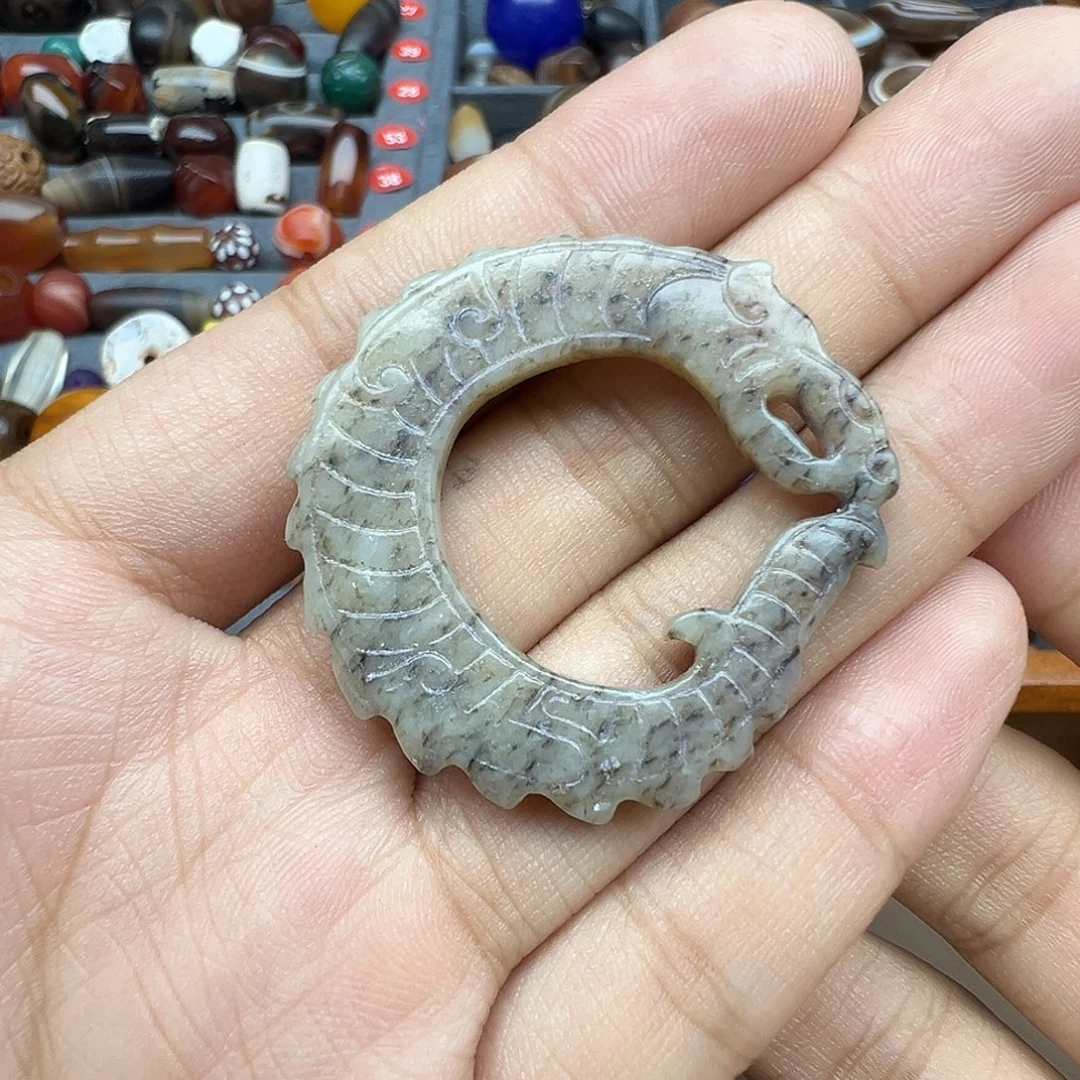 初***四未镶嵌和田玉（糖玉）珠宝半成品