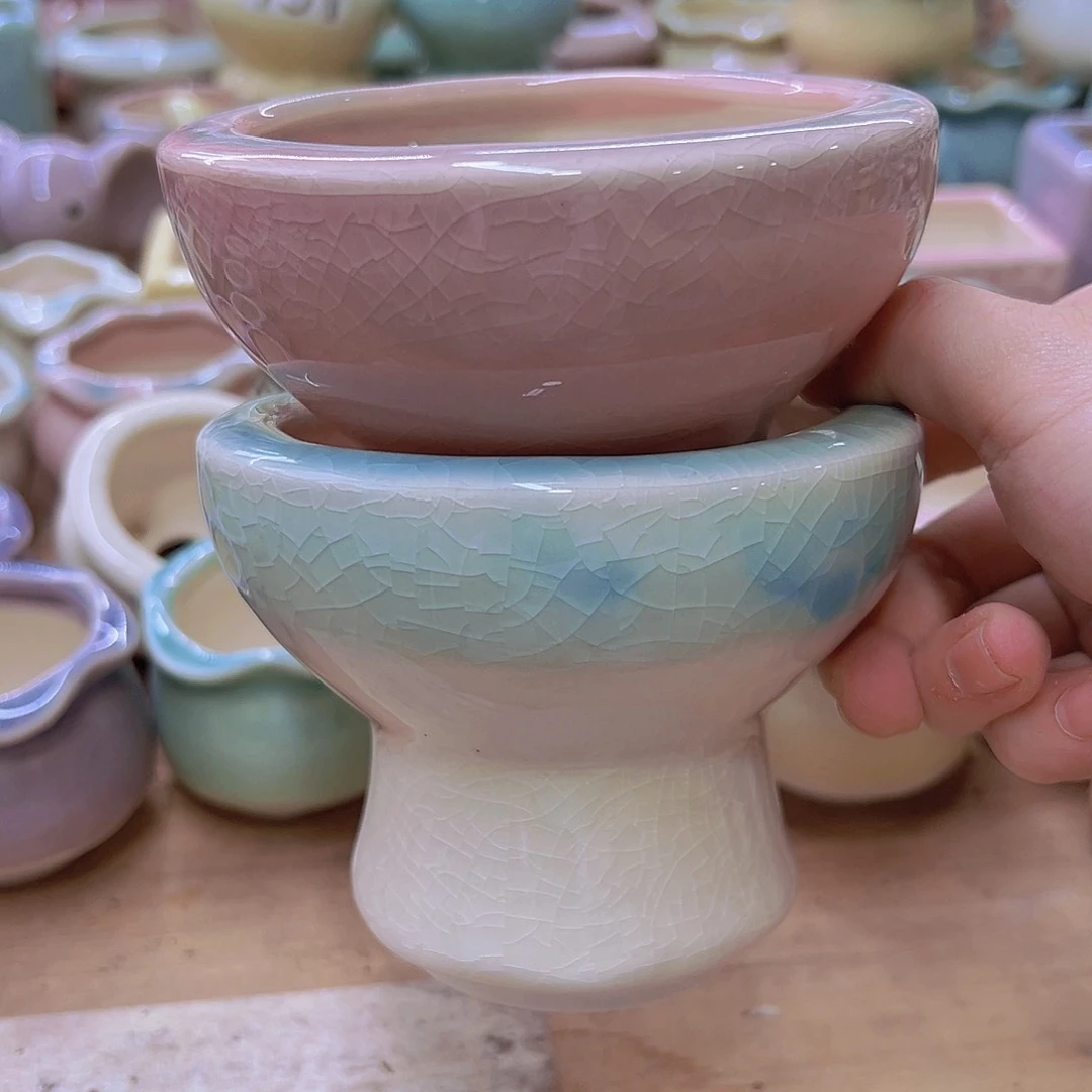 陶瓷花盆当场满12包邮