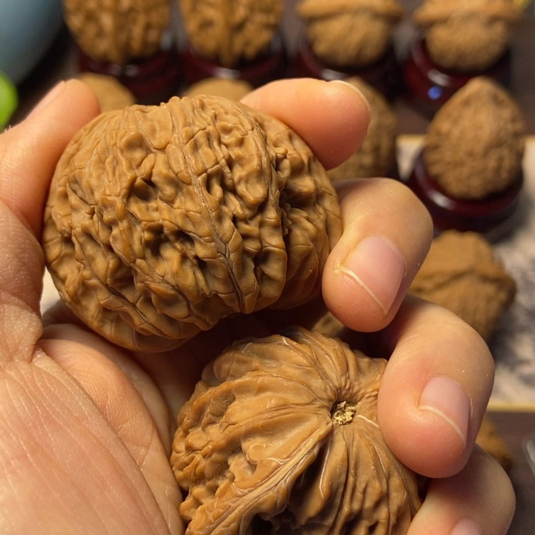 圈***圈文玩核桃把件磨盘尺寸45