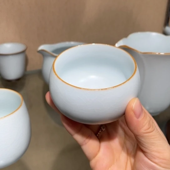 瓷片大宋名窑汝瓷茶具
