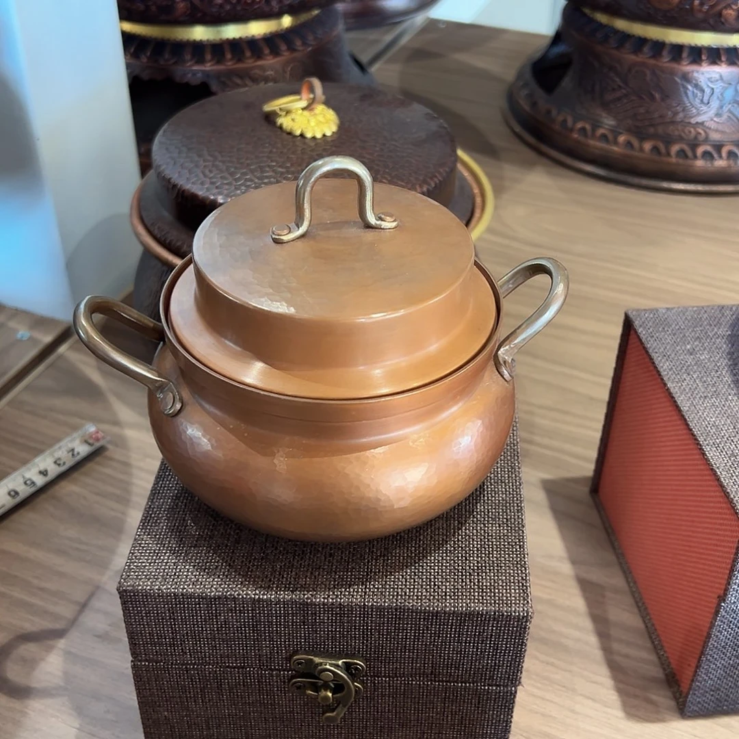 紫铜12cm锣锅烤色新品福利