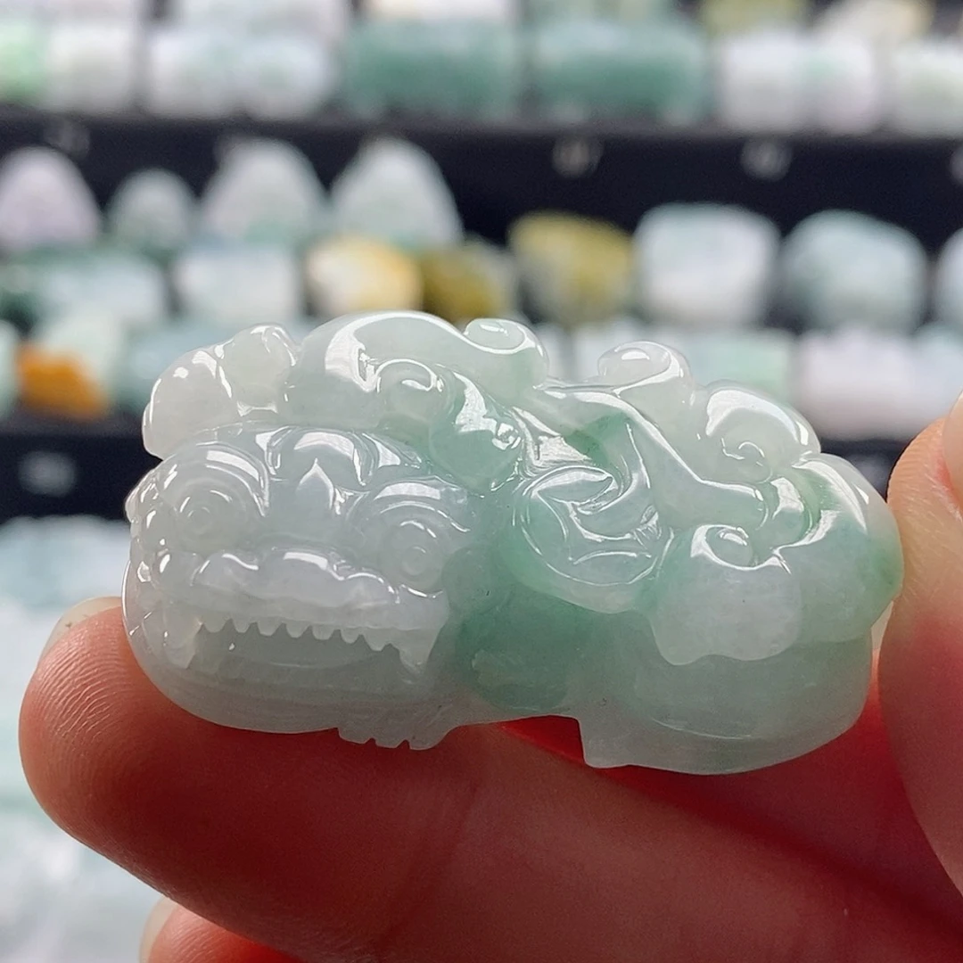 颈饰未镶嵌翡翠翡翠貔貅