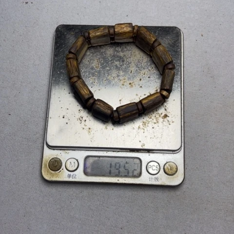 沉香手串沉香奇楠白奇排珠1.8