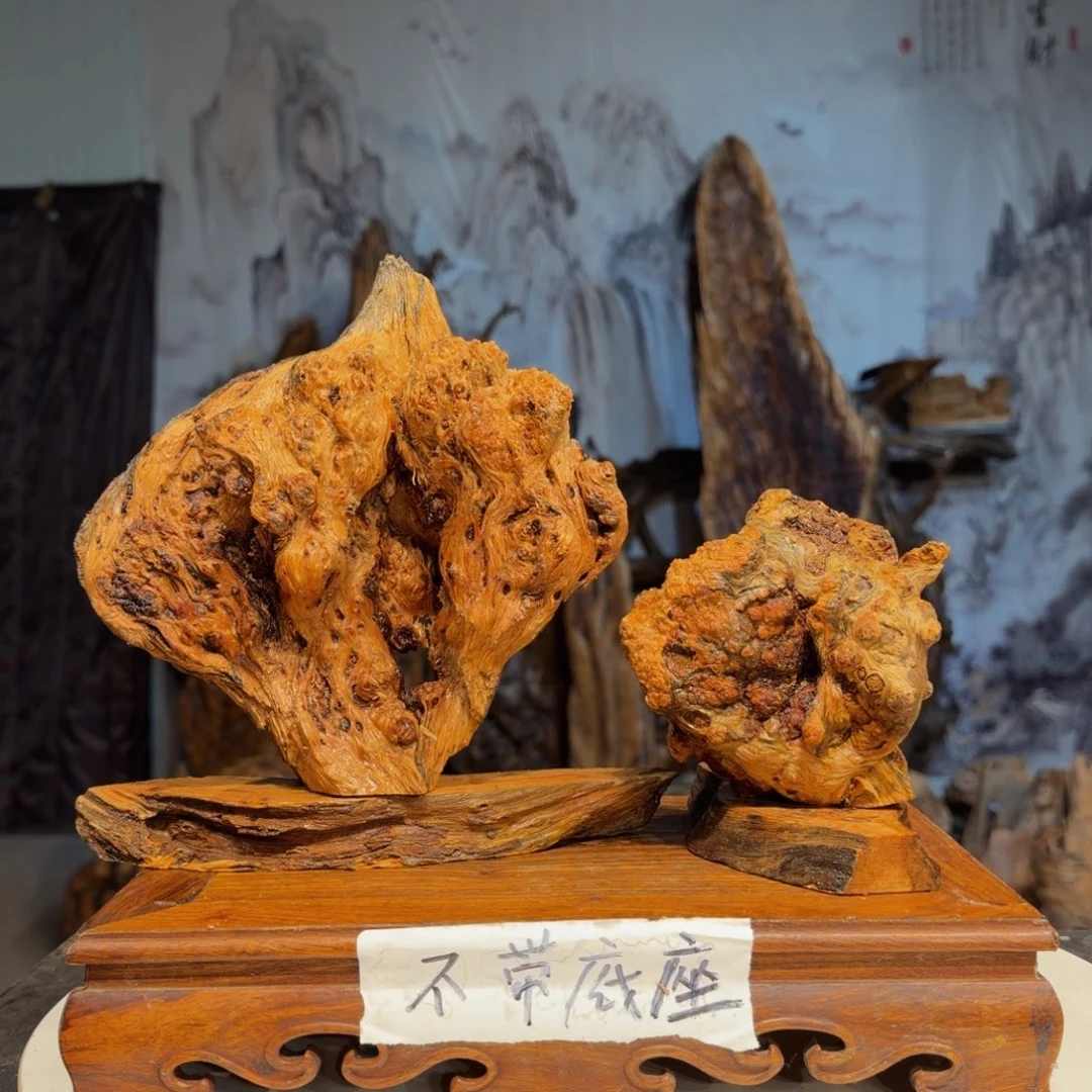 y***g木三丰琥珀木 天然摆件2