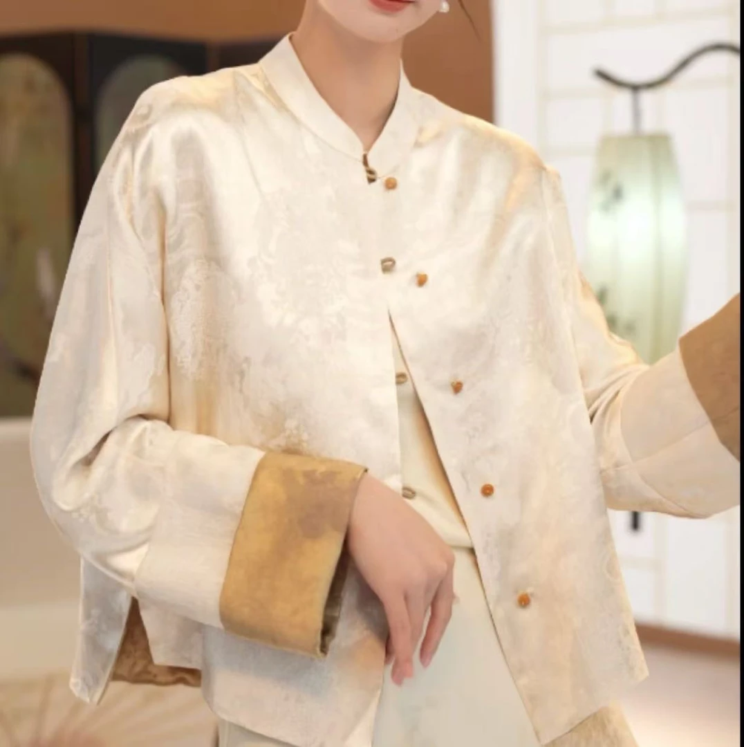 2025年秋季新款新中式国风时尚百搭重磅上衣外套-5502-菁菁