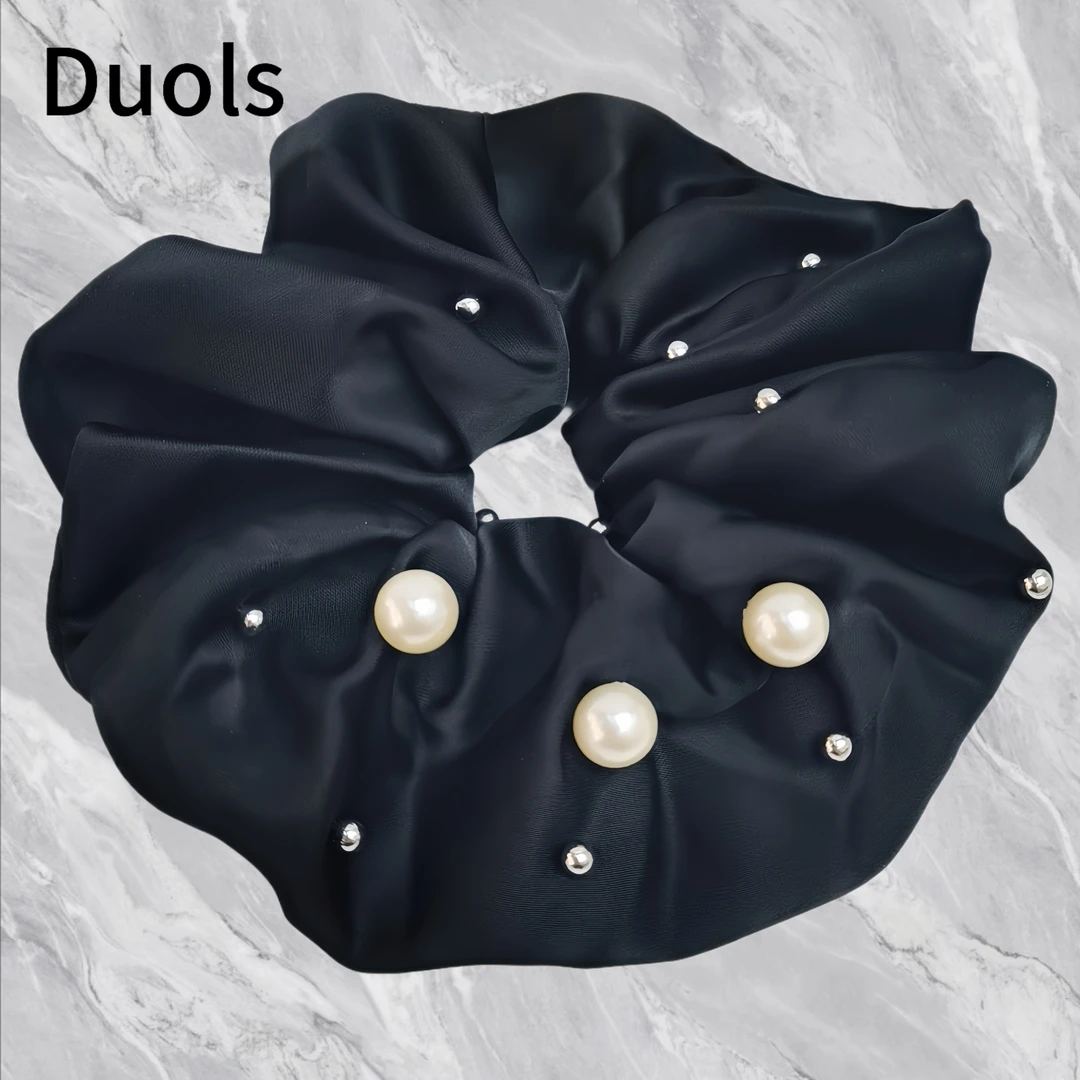 【珠珠序曲】ins珠珠发圈大号专用扎头发百搭丸子头头绳轻奢发圈FH1