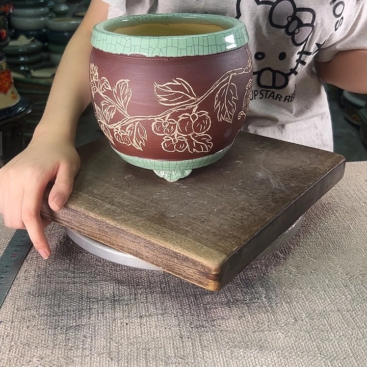 泳坤堂石湾盆陶瓷
