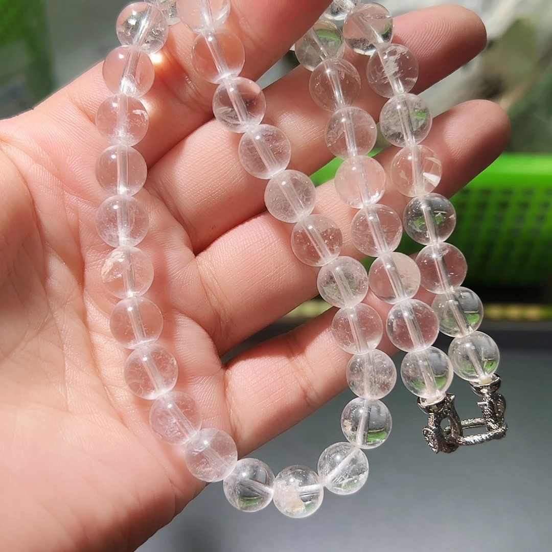 水晶手链未镶嵌喜马拉雅白水晶项链8号