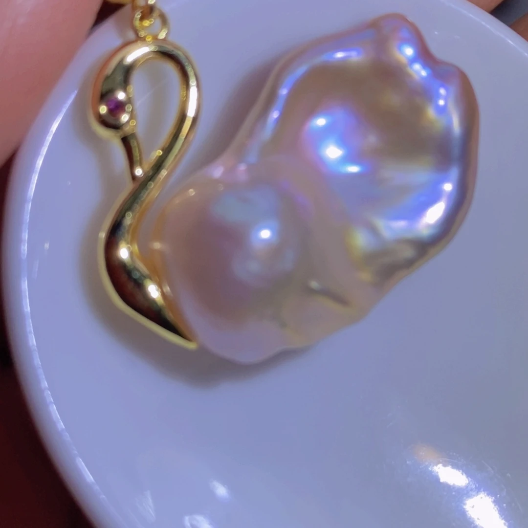 淡水珍珠珍珠银S925镶嵌