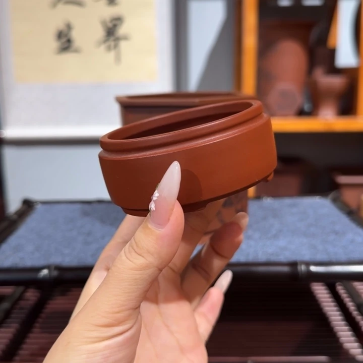 紫砂花瓶半手工制作