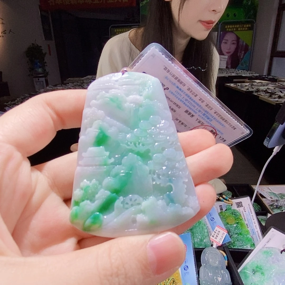 颈饰未镶嵌翡翠翡翠