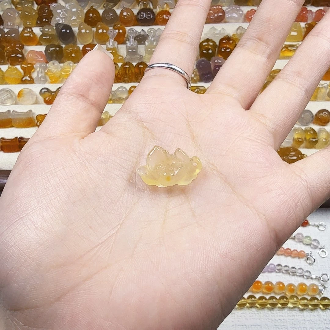 玛瑙/玉髓颈饰合金