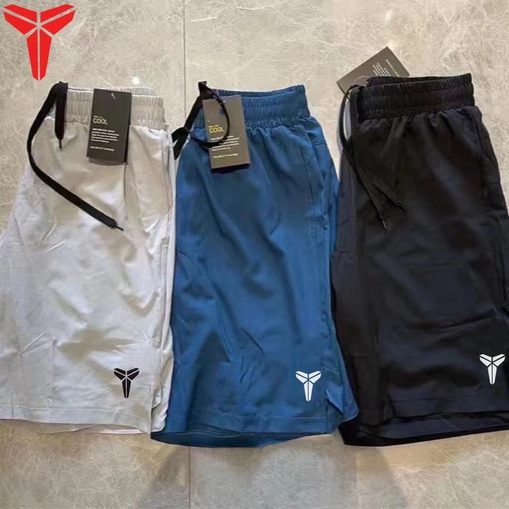 篮球裤男美式宽松不过膝五分梭织速干跑步健身训练中裤运动沙滩裤