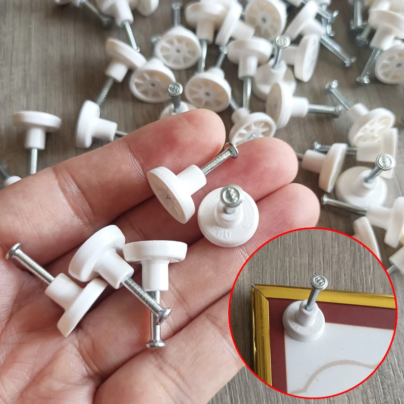 喷绘布KT板墙上固定钉图钉墙纸墙布水泥钉户外可钉毛坯墙钉广告钉