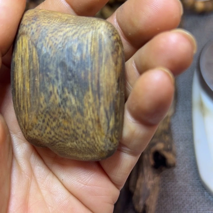 沉香碎屑沉香原母树手把21.6克