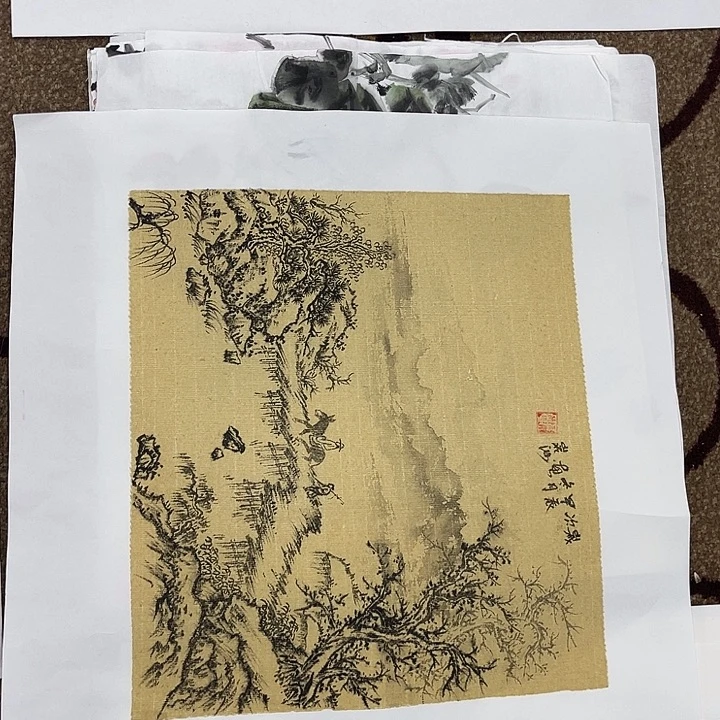 国画崔岩海老师作品222222