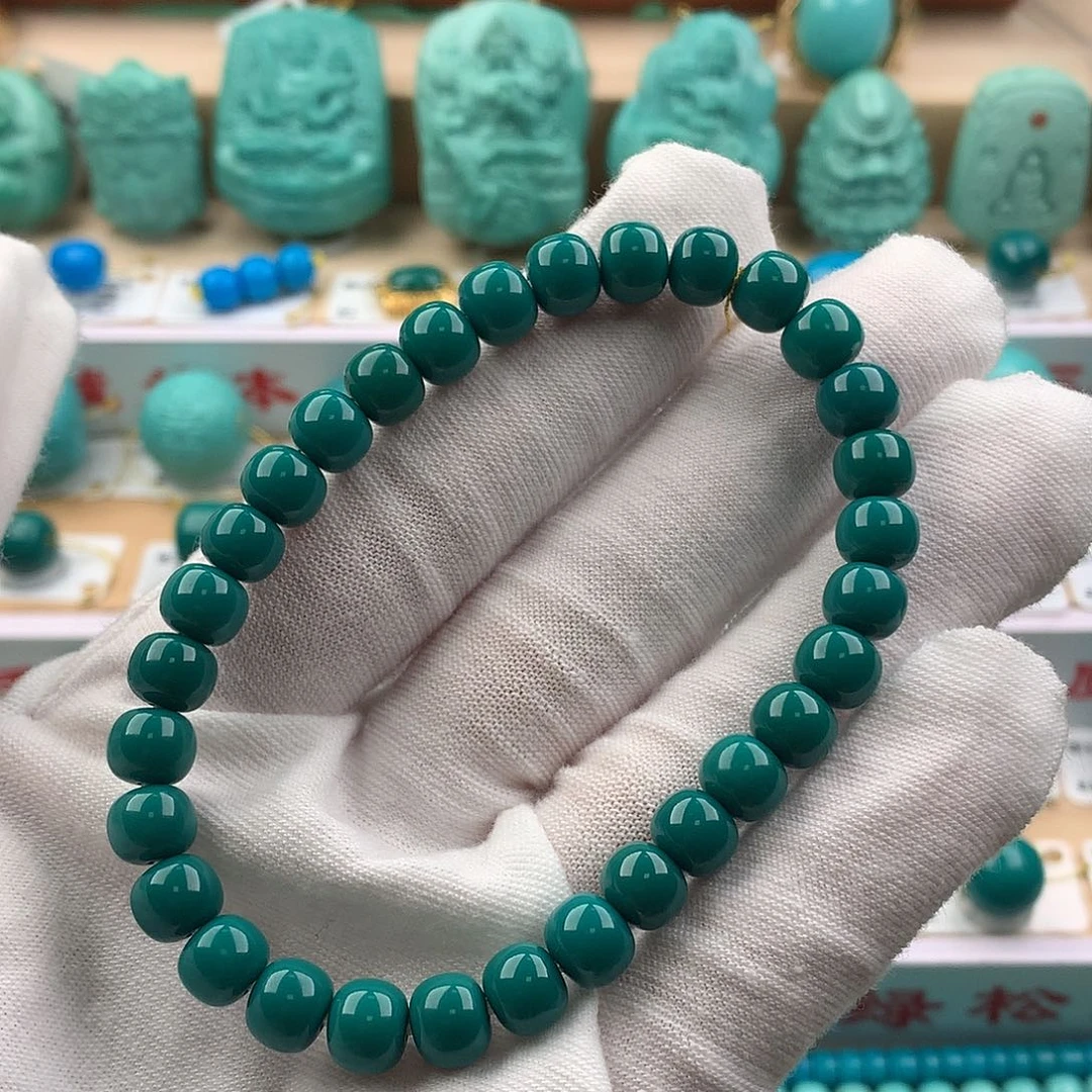 绿松石未镶嵌珠宝奇石7.4