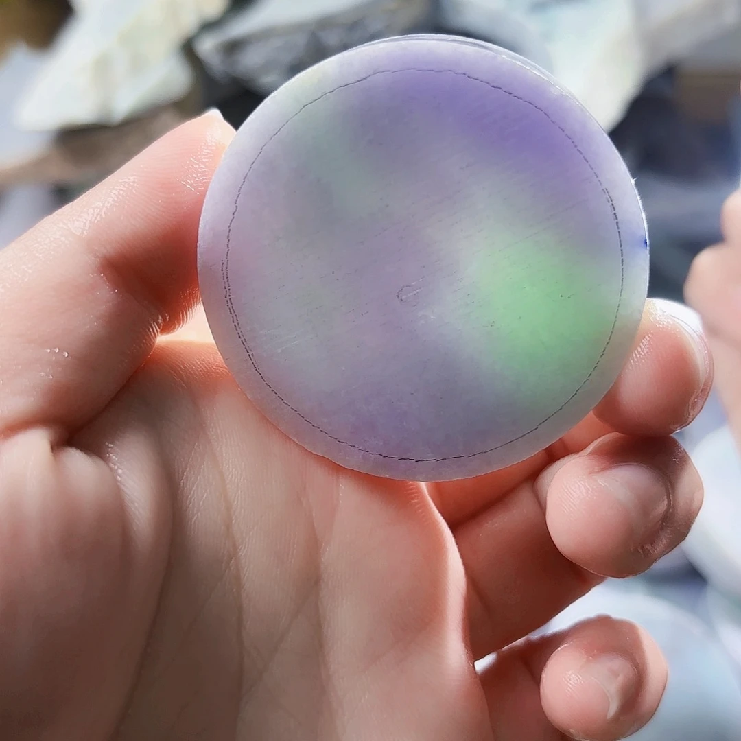 翡翠未镶嵌颈饰翡翠A货丹