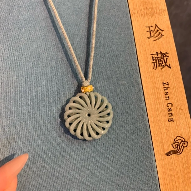 【时来运转】翡翠平安扣 坏运转好运 好运转更好运 显白独特大气款