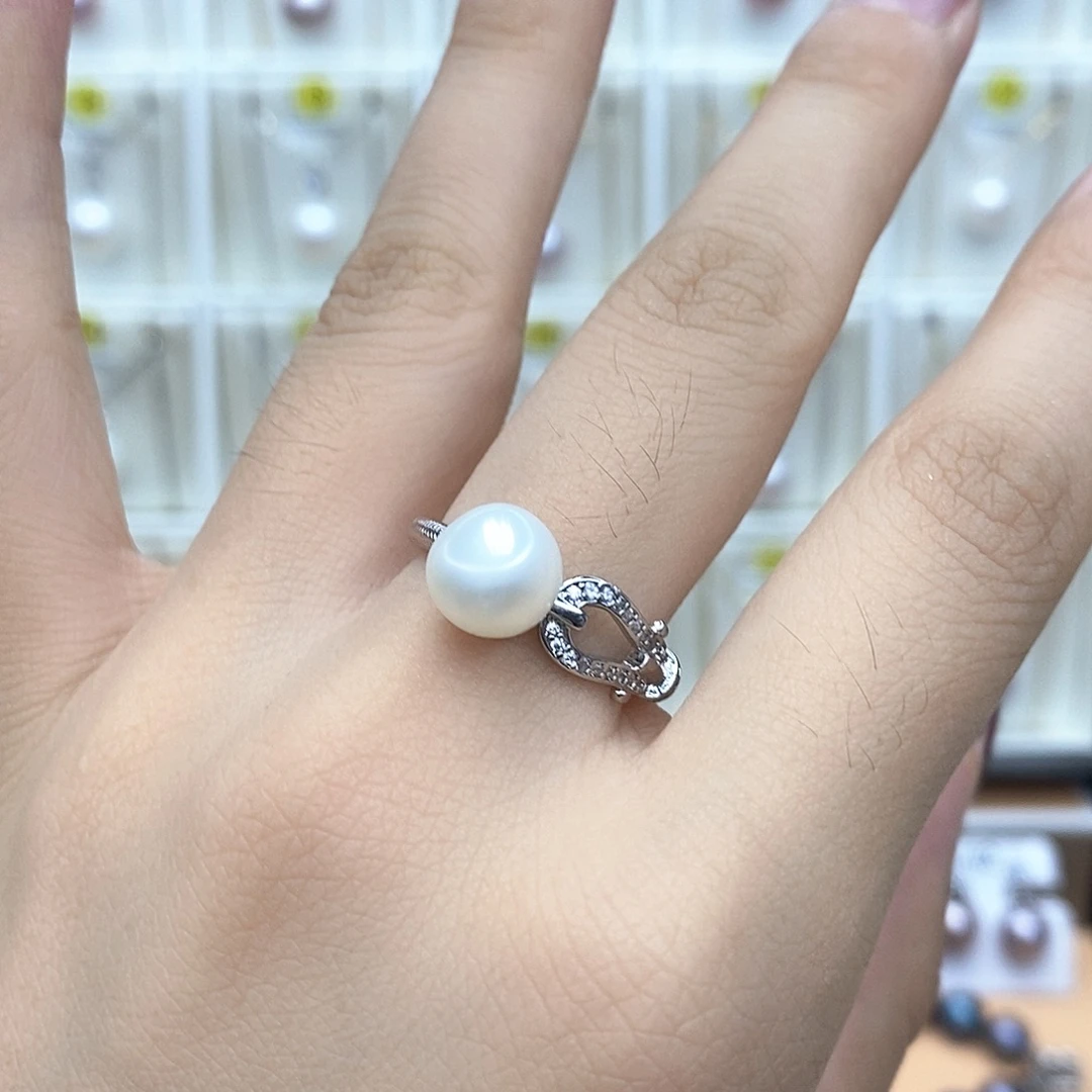 项链合金淡水珍珠