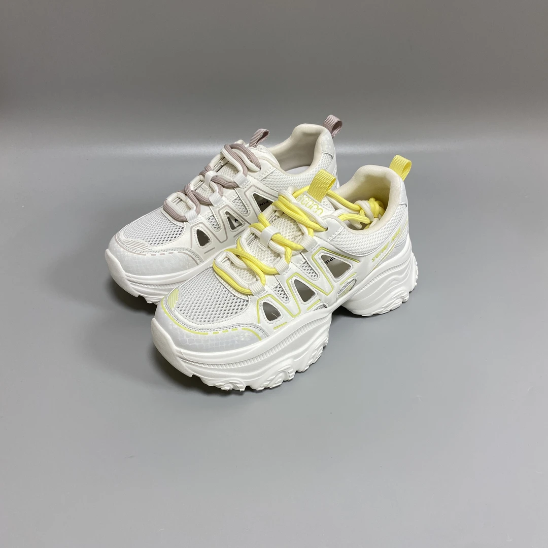 夏季镂空网面透气舒适软底运动防滑不累脚阿甘鞋老爹鞋 356025