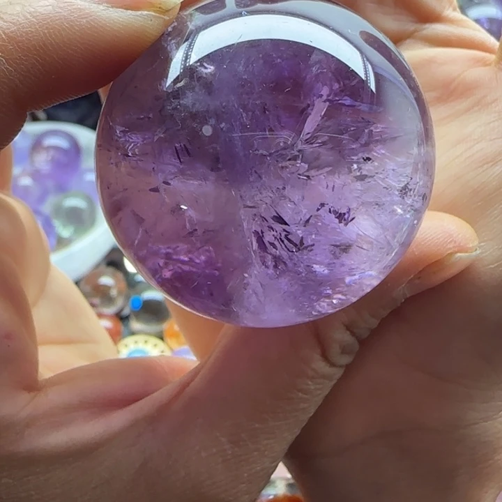 珠宝半成品未镶嵌水晶4.42厘米