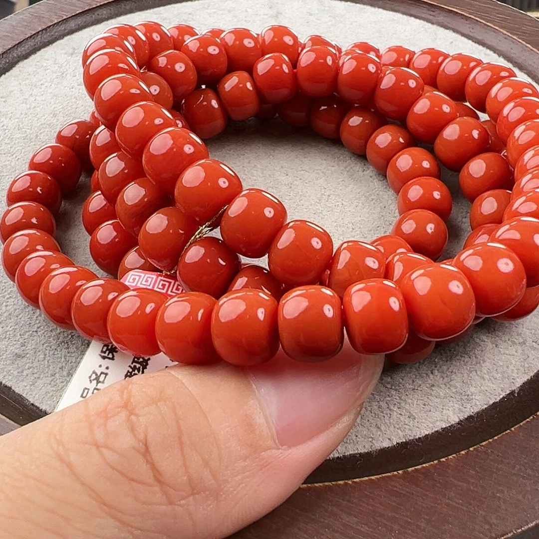 南红玛瑙多圈未镶嵌