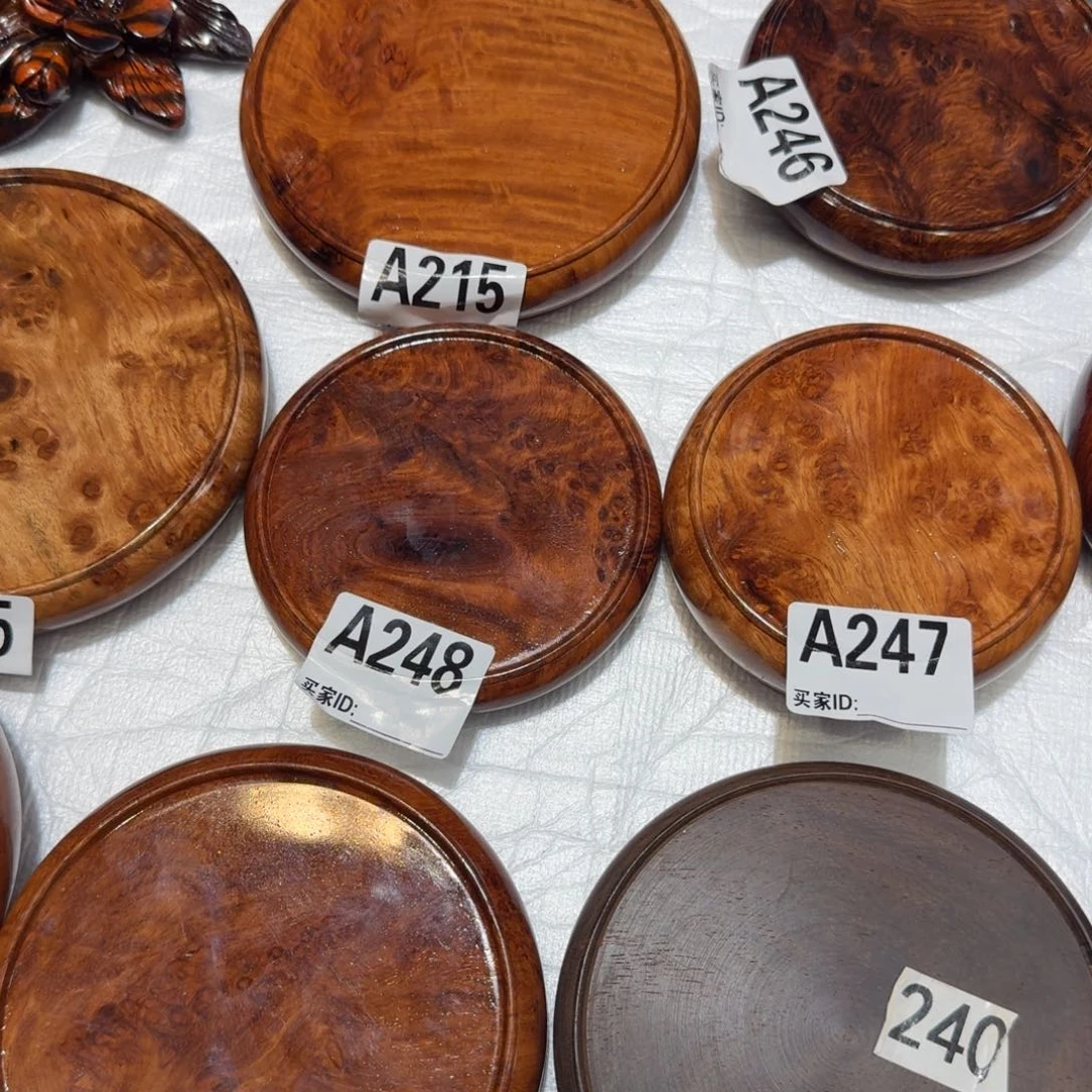 大果紫檀（缅甸花梨）留疤底座