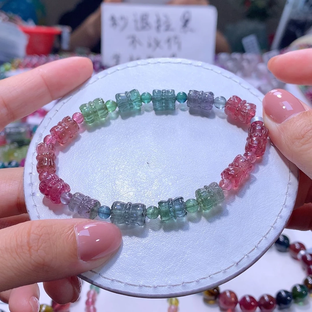【闪购商品】未镶嵌手链碧玺7.7m