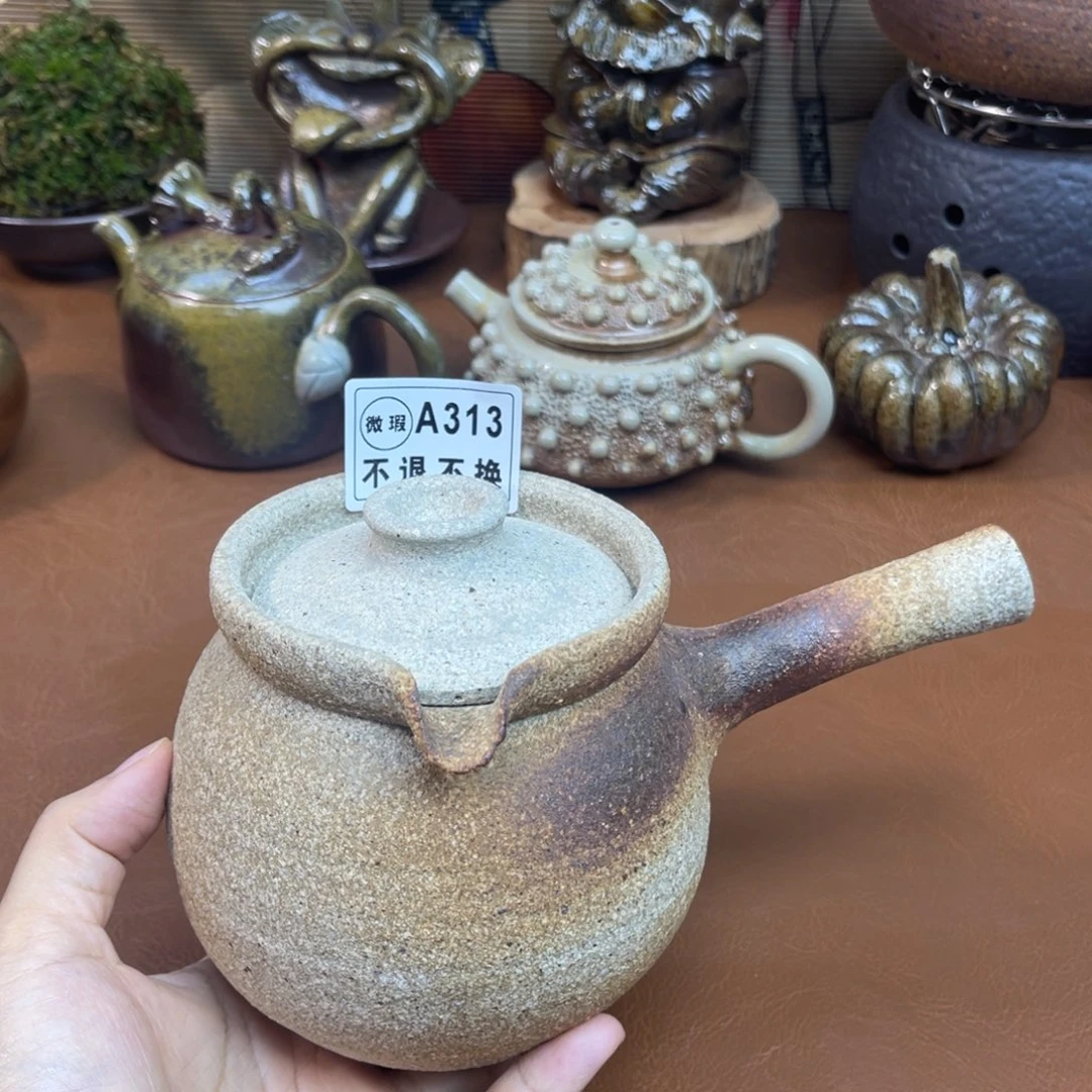 微瑕柴烧烤茶罐一物一拍600