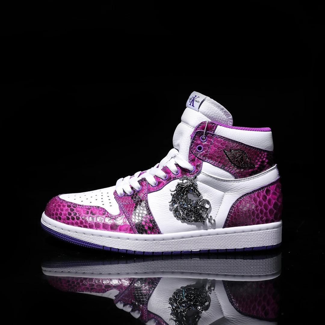 CEYAIU KSLCDN【定制】正品真皮马年新年款高帮鞋轻奢百搭时尚潮鞋