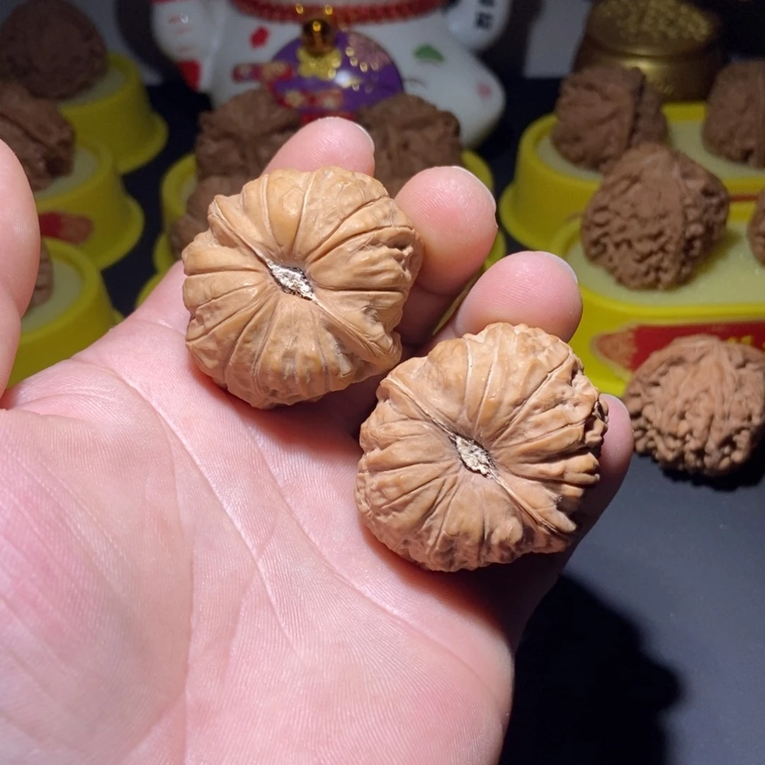 把件文玩核桃南瓜墩