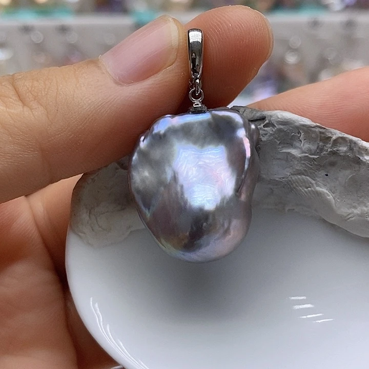 淡水珍珠未镶嵌吊坠(不含链)