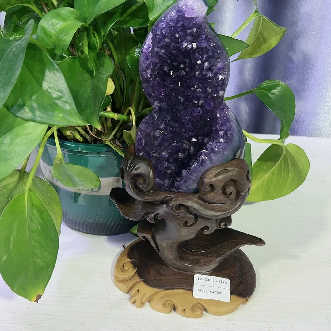 紫晶未镶嵌大型摆件（非配饰）晶