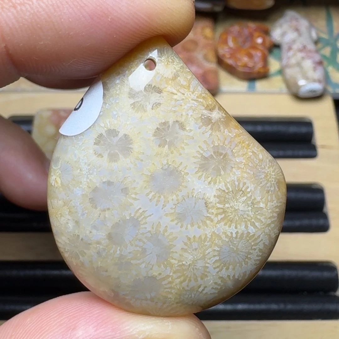 硅化玉纯天然色有机玉石保真色未镶嵌水囊