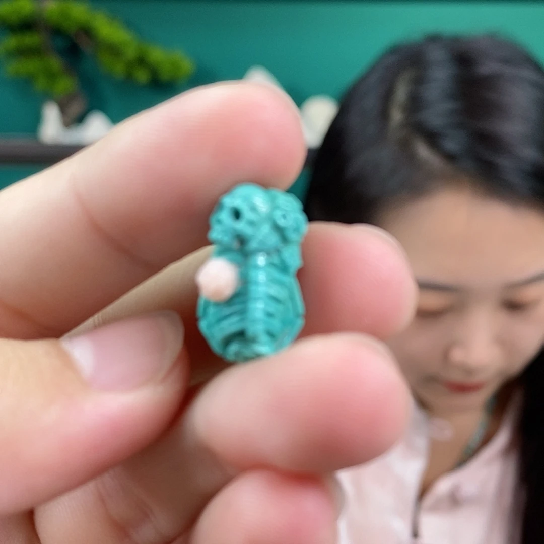 绿松石珠宝奇石未镶嵌