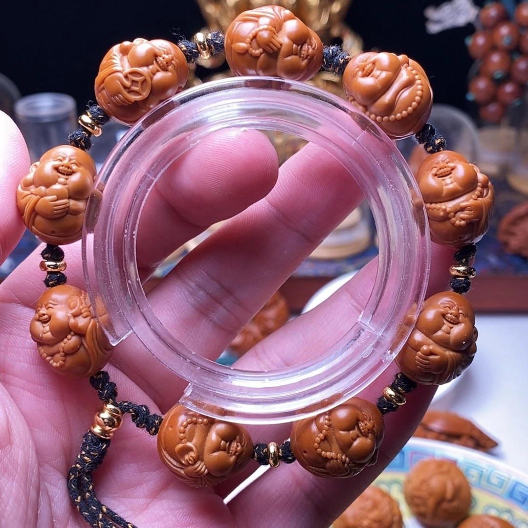 橄榄核手串/手链1.6光背弥勒