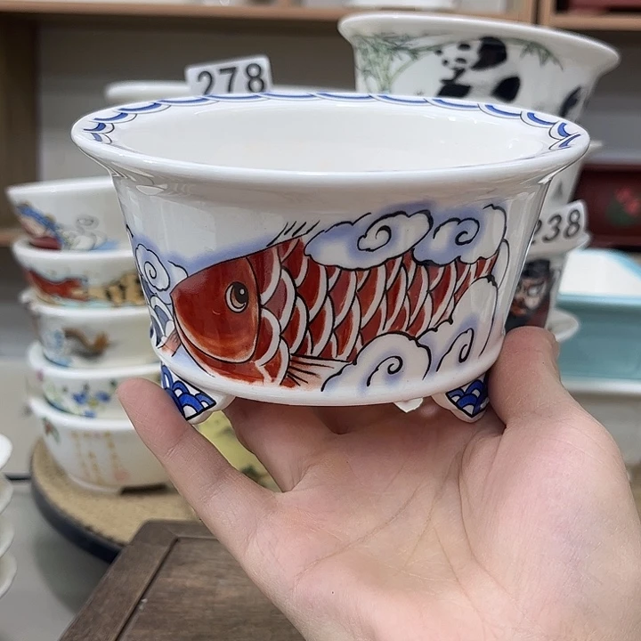 内直径11-5.5微瑕一只花盆