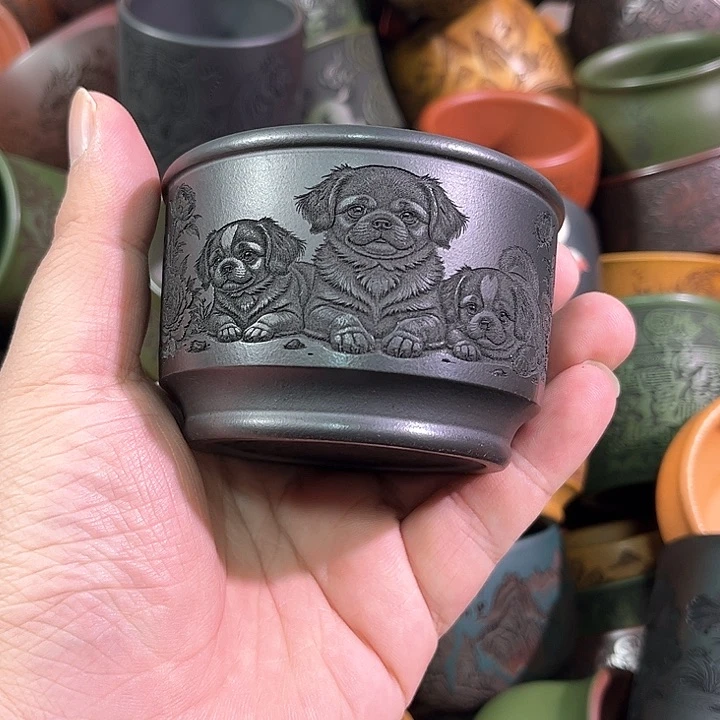 茶杯紫砂全手工紫砂主人杯