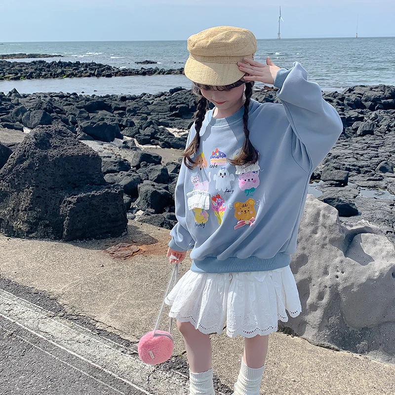 春季新款潮牌韩版洋气网红款儿童时尚WY8605 儿童卫衣