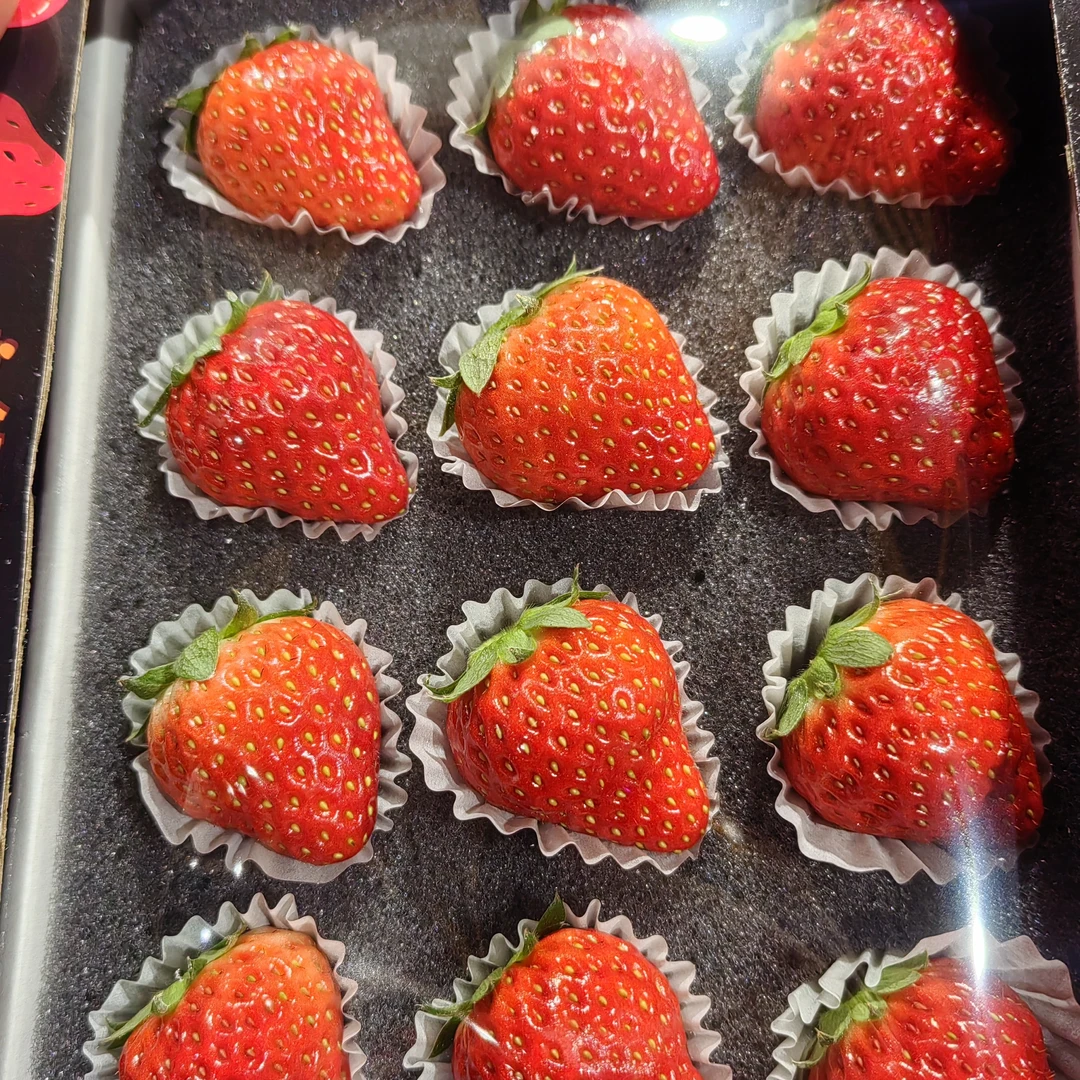 丹东草莓，奶香浓郁，甜度赞 26一盒（半斤）