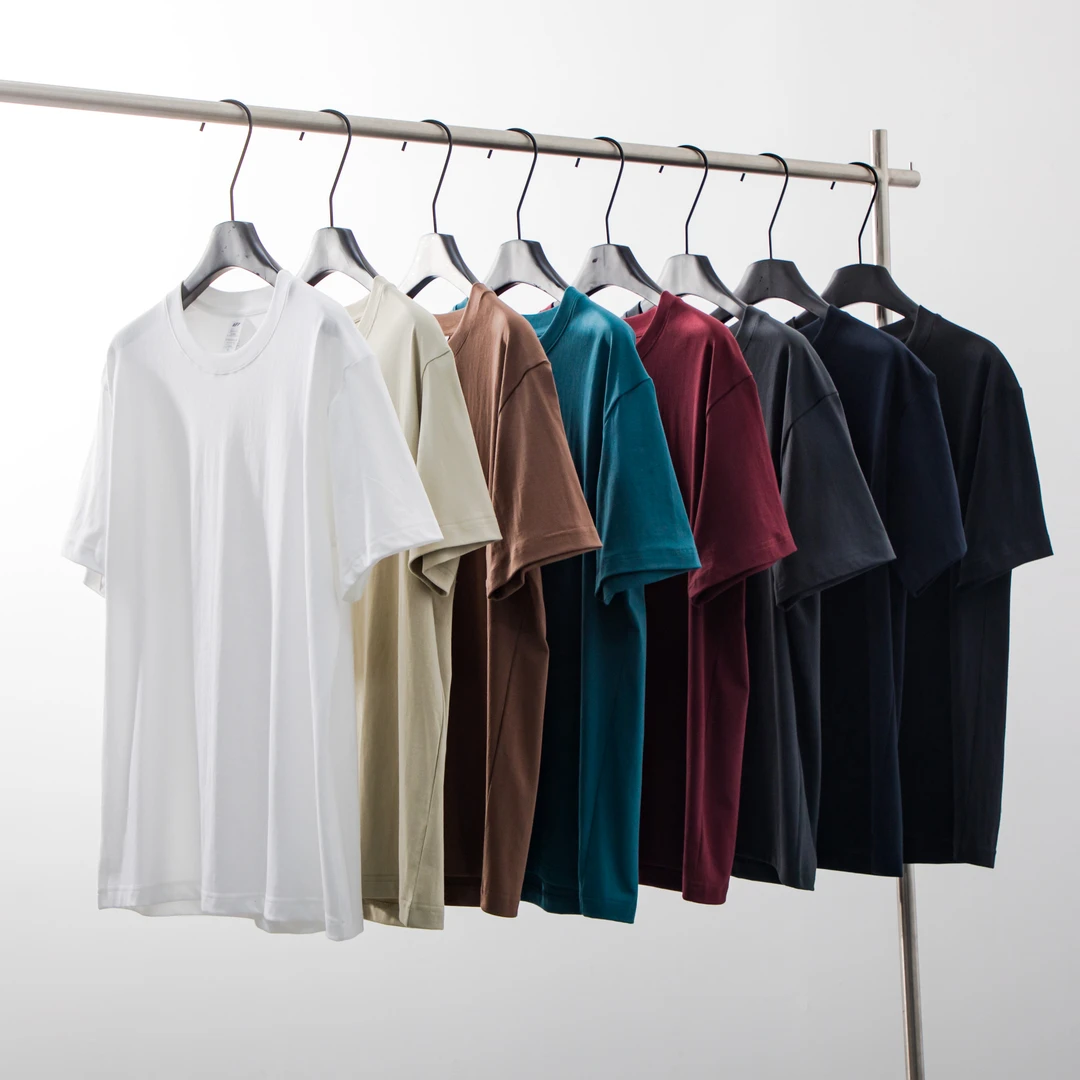 230g重磅纯棉短袖！夏季情侣款百搭纯色宽松OS风打底T恤衫