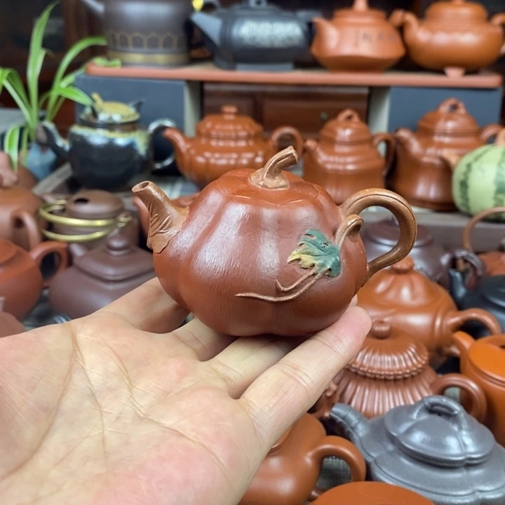 茶壶紫砂小南瓜50-100CC特价