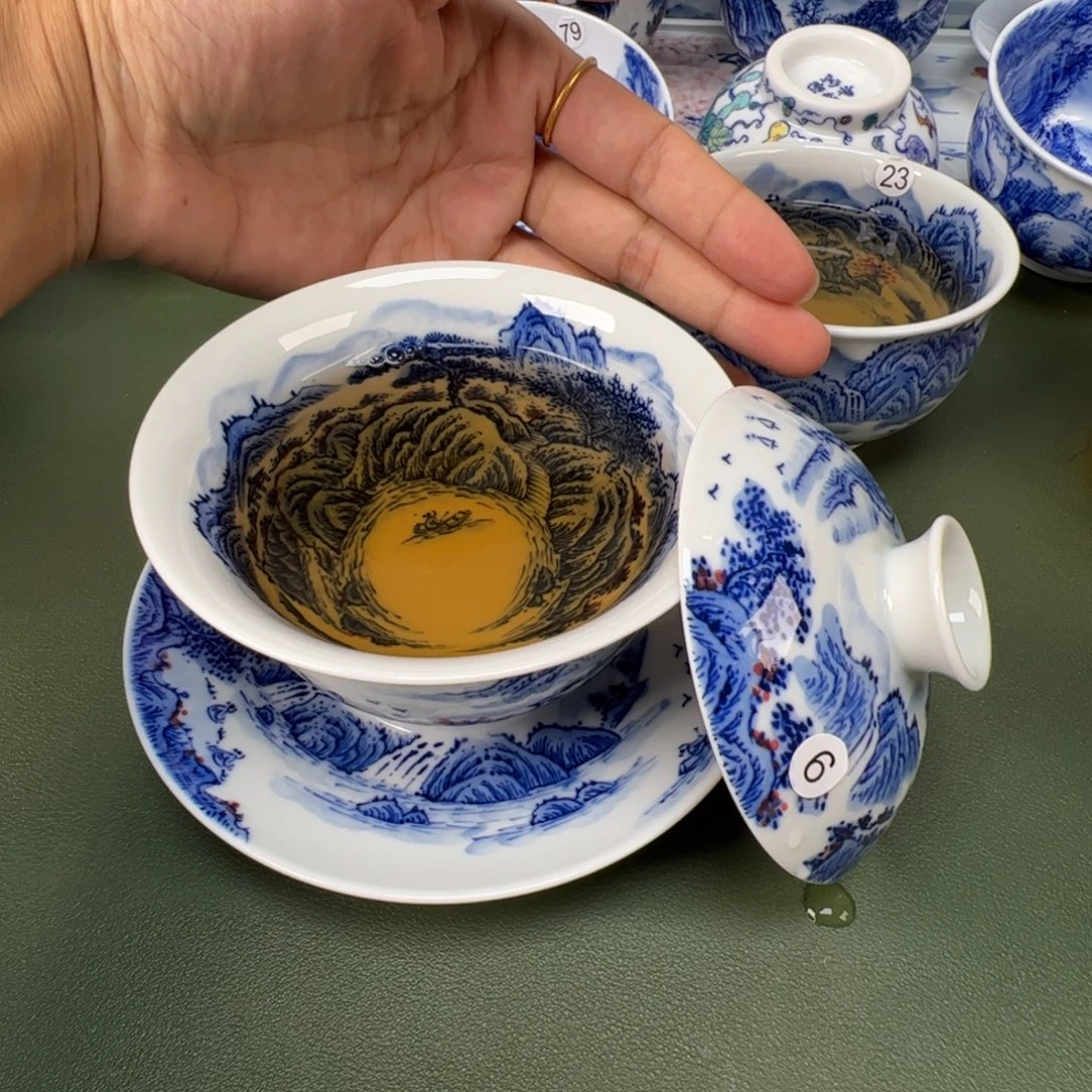 景德镇纯手工纯手绘茶具木木6