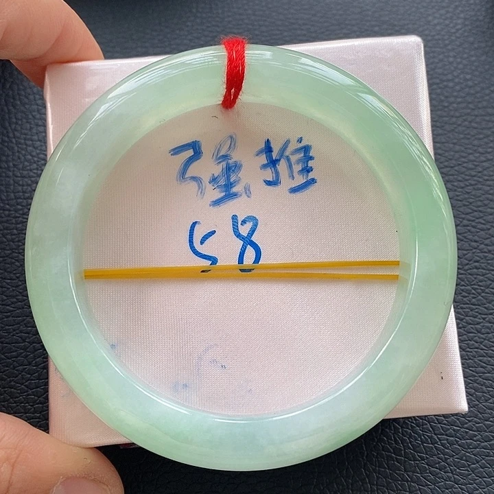 翡翠手镯未镶嵌25冰胶晴绿15