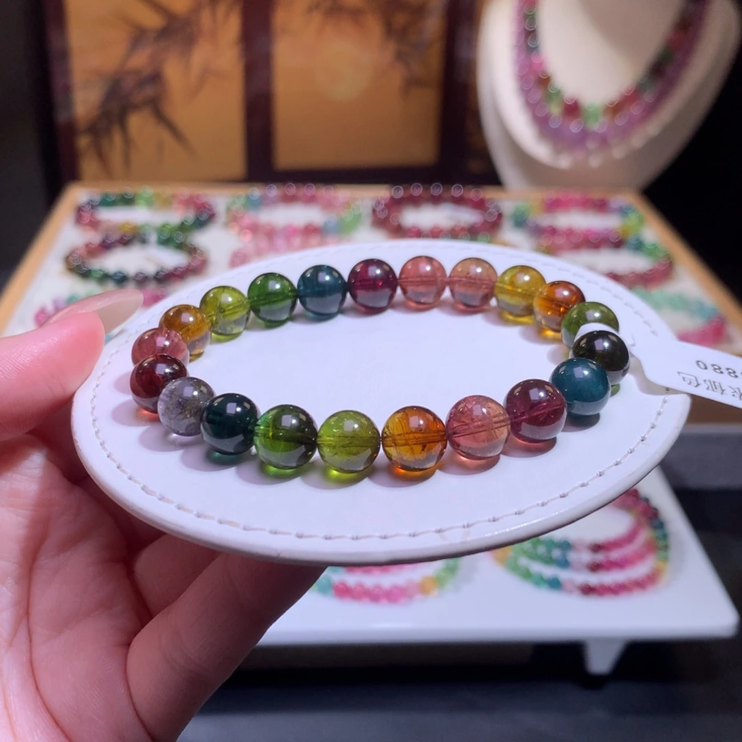 未镶嵌手链碧玺碧玺